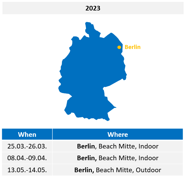 Beach volleyball training / camps for beginner in 2023 (Weekend