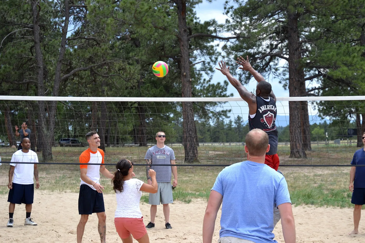 Recreational game on sand