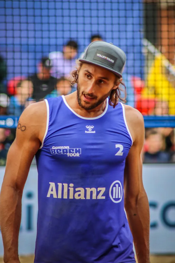 Robin Peschel im Trikot der German Beach Tour
